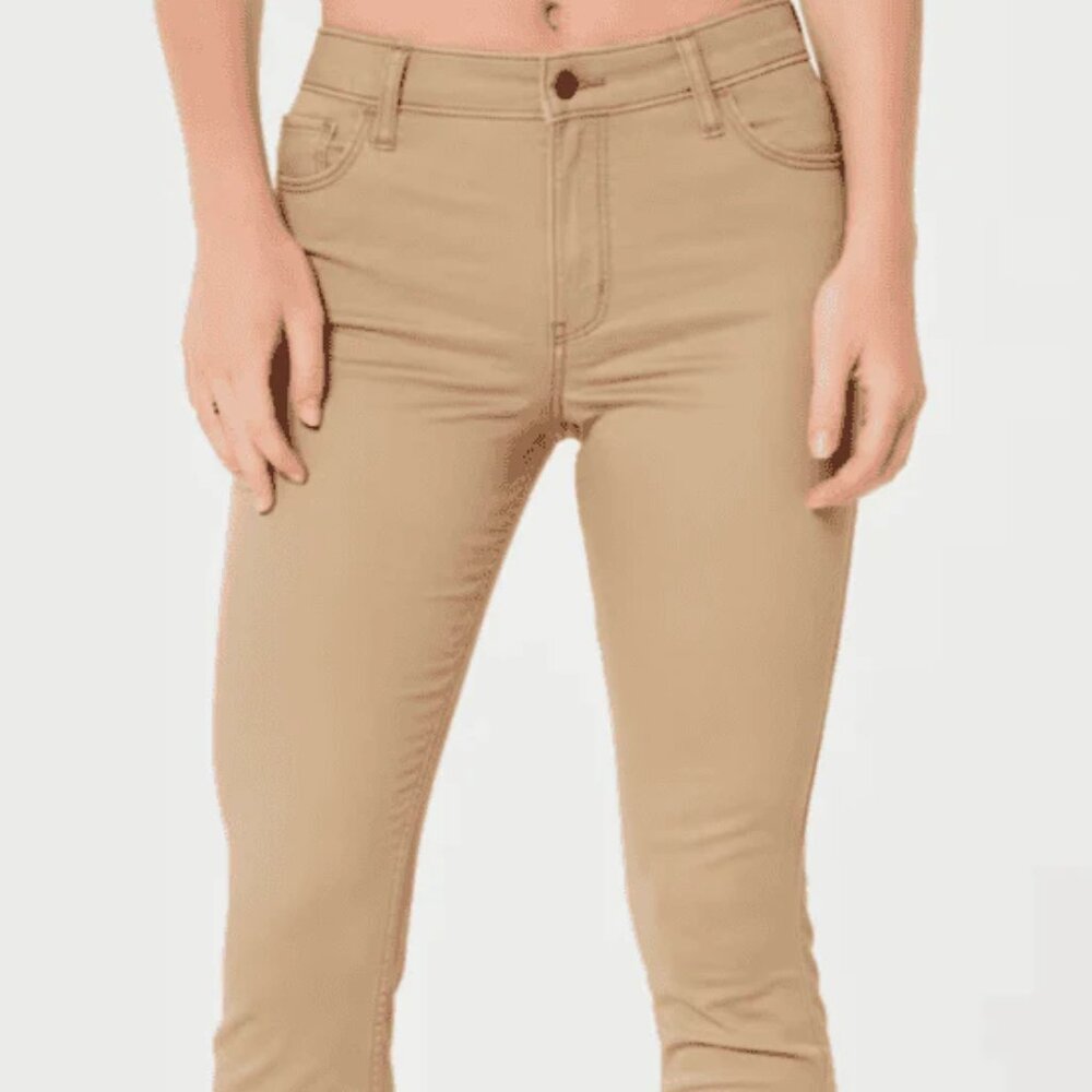 Khaki Shark Bite Super Stretch Skinnies